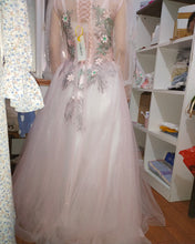 Load image into Gallery viewer, GOBLOVS Masquerade costume, Dress Sequin Art Deco Flapper Dress with Sleeve