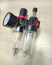 Load image into Gallery viewer, Air Pressure Regulator, Air Dryer AW2000-02 Manual Drain Poly Bowl Gauge 0-160 PSI