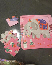 Load image into Gallery viewer, CuberShop puzzle,Wooden Jigsaw Puzzles for Kids Ages 2-5 Toddler Puzzles 9 Pieces Preschool Educational Learning Toys Set Animals Puzzles for 2 3 4 Years Old Boys and Girls