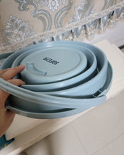 Load image into Gallery viewer, SOFEYA collapsible bucket, 10L portable folding bucket bucket container, suitable for hiking, camping, fishing trip, gardening and outdoor use