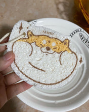 Load image into Gallery viewer, YJLMTCF Cute Cartoon Compression Sponge, Cellulose Scrub Sponge Durable and Easy to Clean