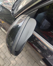 Load image into Gallery viewer, RICUSHN 2 Pcs Smoked Black Mirror Rain Visor Smoke Guard, Rear View Side Mirror Rain Eyebrow