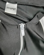 Load image into Gallery viewer, cycgttpl swimsuit ,Women's One Piece Swimsuit Zip Up Athletic Swimwear, Long sleeve Ruched Swimdress