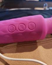 Load image into Gallery viewer, Ohlme Rechargeable personal wand massager-quiet and waterproof-20 modes and 8 speeds-perfect for relieving tension, muscles, back, soreness, recovery-pink