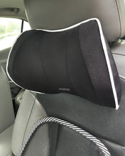 Load image into Gallery viewer, WOAOW Head-rests for Vehicle Seats,100% Pure Memory Foam and Ergonomic Design (Black)