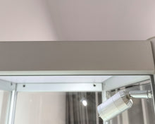 Load image into Gallery viewer, TIKBABA Clear Cabinet Acrylic Display Removable Shelf Case Plexiglass Showcase with Lock and Key