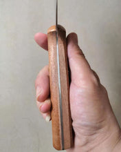Load image into Gallery viewer, Long-tail cat kitchen knife, chopper-Chinese chef's knife-stainless steel kitchen knife-wooden handle-7 inches