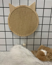 Load image into Gallery viewer, purruru cat scratcher, round scratcher, durable recyclable cardboard with catnip