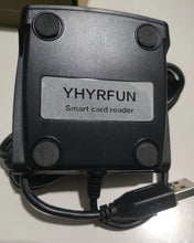 Load image into Gallery viewer, YHYRFUN Smart Chip Card Reader, CAC Smart Card Reader + SDK Kit, Mac OS, Win, Linux (Black) Compatible