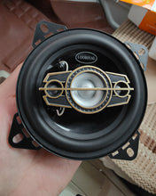 Load image into Gallery viewer, LOOBIVA audio speakers, L low profile 4 inch 4 ohm 25 watts RMS power supply factory replacement coaxial car audio system speakers (pair)