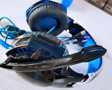 Load image into Gallery viewer, LC&HTWL gaming headset, 7.1 surround sound, head-mounted wired headset, flip mute microphone, PC (artificial leather)