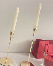 Load image into Gallery viewer, Yoscenn scented candle, 4 tall cone candles-10 inch white drip-free, odorless dinner candle-paraffin wax with cotton wick-8 hours burning time
