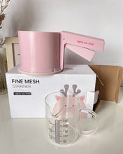 Load image into Gallery viewer, Lights are fired household manual flour sieve, operation flour sieve, hand-held flour sieve filter, fine kitchen cooking, cooking/pastry baking kitchen utensils sieve tools