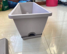 Load image into Gallery viewer, NACREEN Home Garden Planter, Plastic Window Frame Planter, 15 1/2" long rectangular trough planter.