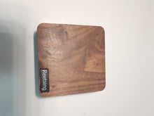 Load image into Gallery viewer, Reetsing coaster,Coasters for Wooden Table, Farmhouse Coaster,  Square Walnut Wood Coaster(4 Inch), Fit Ceramic Cup and Glass Cup or Any Size of Drink Glasses, Housewarming Gifts
