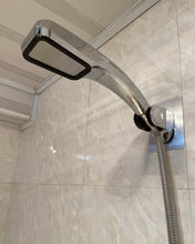 Load image into Gallery viewer, DOWODO Hand-held shower head,Brushed nickel Shower heads combo with two spray setting fixed shower head and two spray settings handheld shower head