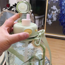 Load image into Gallery viewer, CeleMoon Sports Water Bottle - Fast Flow, Flip Top Leak Proof Lid w/ One Click Open - Non-Toxic BPA Free & Eco-Friendly Co-Polyester Plastic