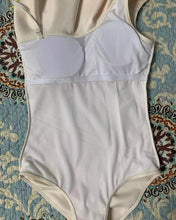 Load image into Gallery viewer, mohiass swimsuit, women's one-piece halter swimsuit, beige