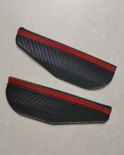 Load image into Gallery viewer, RICUSHN 2 Pcs Smoked Black Mirror Rain Visor Smoke Guard, Rear View Side Mirror Rain Eyebrow