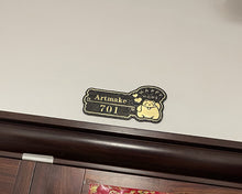 Load image into Gallery viewer, Artmake Acrylic Door Plate,Acrylic Self-Adhesive Door or Wall Sign Name Plate