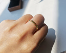 Load image into Gallery viewer, TMEEIHNSS 14K Gold Plated  Ring Braided Gold Plated Ring