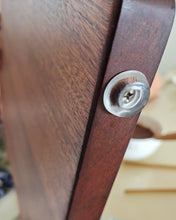 Load image into Gallery viewer, Aooped kitchen wooden cutting board with stainless steel handle, suitable for meat, cheese and vegetables, 14 x 10 inches