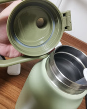 Load image into Gallery viewer, Mushi Tree Water Bottle -Leak Proof & No Sweat Gym Bottle with Infuser Strainer -Ideal Gift for Fitness or Sports & Outdoors