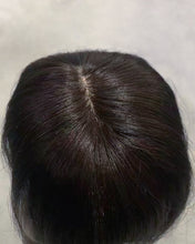 Load image into Gallery viewer, Iianaebeh black Wig Medium Shoulder Length Middle Part Short Straight Synthetic Hair Wigs