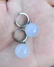 Load image into Gallery viewer, urlifx Earrings,Silver Tone Clear Crystal Glass Leverback Drop & Dangle Earrings