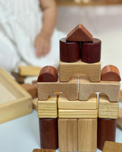 Load image into Gallery viewer, Motouren Toy Building Blocks, Wooden Toy Building Blocks-Geometric Wooden Blocks for Boys and Girls