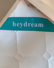 Load image into Gallery viewer, heydream mattress, organic cotton double-sided crib | waterproof and washable | 2-level, 2-in-1 double-sided crib mattress, natural coconut palm ribbon firm support, infants and young children sleep comfortably