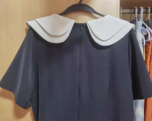 Load image into Gallery viewer, FoinLuve Women's Elegant Vintage Cotton Casual Swing Dress