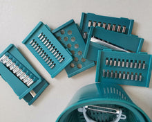 Load image into Gallery viewer, YOBAN vegetable slicer, 12 in 1, heavy-duty mandolin slicer potato onion chopper food chopper vegetable chopper with vegetable peeler, hand guard and container