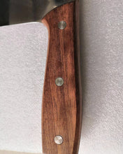 Load image into Gallery viewer, Long-tail cat kitchen knife, chopper-Chinese chef's knife-stainless steel kitchen knife-wooden handle-7 inches