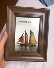 Load image into Gallery viewer, TANG XIAO XING photo frame,Picture Frame Photo Display for Tabletop Display Wall Mount Solid Wood High Definition Glass Photo Frame