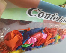 Load image into Gallery viewer, Confettiboom balloon,100pcs Latex Balloons, 12inch Multicolor to Celebrate Latex Balloons, Premium Thick Balloons for Birthday/Party/Christmas/Wedding and Holidays