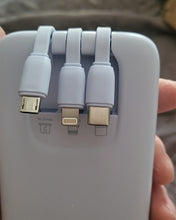 Load image into Gallery viewer, NODPOW Mobile power supply, 10000mAh Portable Fast Charger Including 3 USB-C Cables
