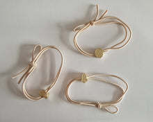 Load image into Gallery viewer, YODIDI Rubber band for hair, Fashion Hair Ties with Metal Circle Beads, Thin Hair Elastics Tie China