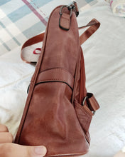 Load image into Gallery viewer, YooLine Genuine Leather Retro Rucksack Backpack College Bag,School Picnic Bag Travel