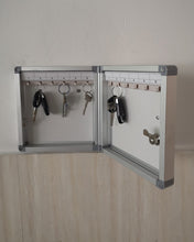 Load image into Gallery viewer, Aristoshome Key Lock Box Wall Mount,Lock Box for Keys Storage, Homes, Property, Hotels, Business (Gray)