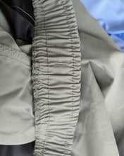 Load image into Gallery viewer, Women's casual pants wide leg loose tapered capri cord stretch waist and ankle belt pockets