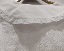 Load image into Gallery viewer, Laijianwang top, women's short-sleeved top openwork jacquard shruggedian