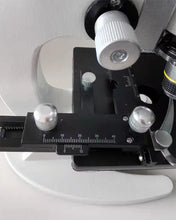 Load image into Gallery viewer, Merytes Zoom Microscope, M150C-I 40X-1000X All Metal Optical Glass Lens Cordless LED Student Biological Compound Microscope