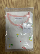 Load image into Gallery viewer, Gniighty Nightgowns, Soft Cotton Flutter Sleeve Floral Print Nightgowns for Girl 3-12 Years