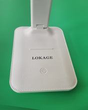 Load image into Gallery viewer, LOKAGE LED Desk Lamp,with USB Charging Port, Dimmable Eye-Caring Reading Desk Light for Home