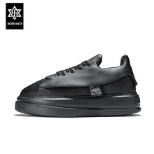 Load image into Gallery viewer, NORVINCY Womens Platform Sneakers Wedges High Top Lace Up Shoes Increase Fashion Sneakers