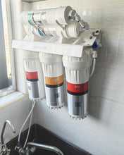 Load image into Gallery viewer, AIERPURE water filter, activated carbon permeable filtration system, sink water filter, with alkaline filter