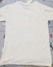 Load image into Gallery viewer, Ailecoo T-shirt, 100% cotton, women's short-sleeved T-shirt, white