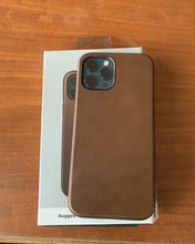 Load image into Gallery viewer, Amerry Cell Phone Case Compatible with iPhone 12 Pro Max Back Leather Bumper Case