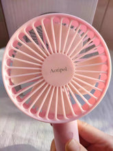 Load image into Gallery viewer, Aotipol hand-held electric fan,portable electric fan rechargeable battery